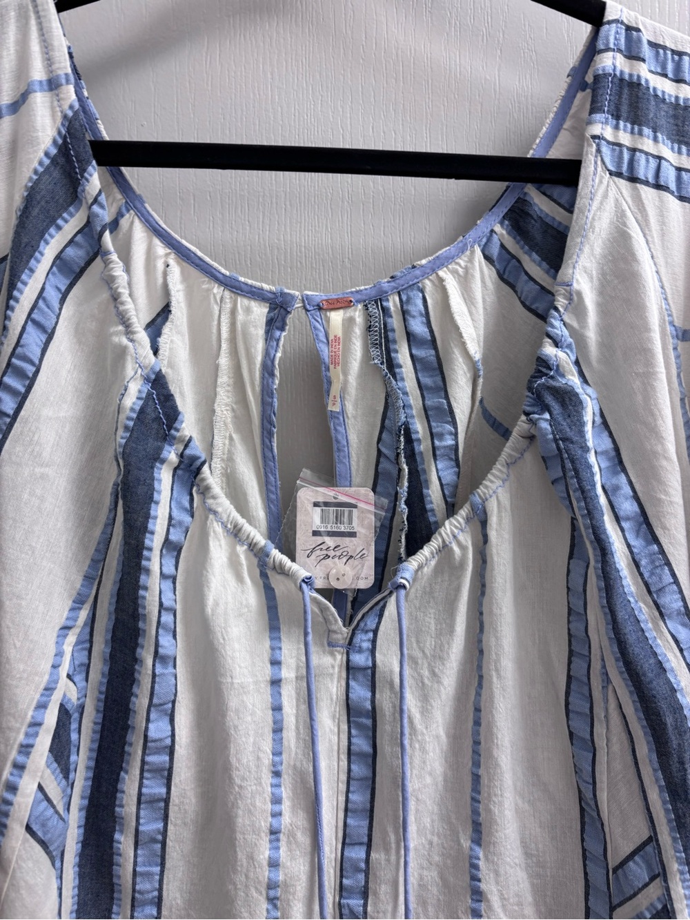 NWT Free People Bop Around Stripe Romper
Color: Seaside Stripe Ivory - Picture 11 of 12